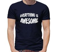 Everything Is Awesome T-Shirt - Film Canzone - Testo - Giocattoli - Regalo