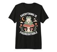 Everything is Figureoutable - Rana Zen con Testo Bianco Maglietta Premium