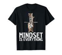 Everything is Mindset Citazione Cat and Tiger Riflessione Animale Maglietta