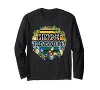 Everything Is Mindset Inspirational Mind Citazione Motivazionale Maglia a Manica