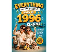 Everything Only People Born In 1996 Remember: A Nostalgic Birthday Gift For Seniors Filled With Fun Facts and Trivia