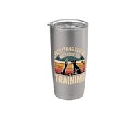Everything You Do With Your Dog Is Training Bicchiere termico in acciaio inox doppia parete