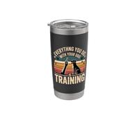 Everything You Do With Your Dog Is Training Bicchiere termico in acciaio inox doppia parete