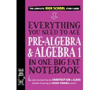 Jason Wang Work Everything You Need to Ace Pre-Algebra and Algebra I (Tascabile)
