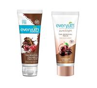 Everyuth Naturals - Scrub per la rimozione del cioccolato e della ciliegia (50 grammi ciascuno)