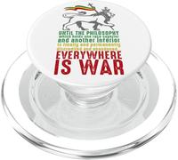 EVERYWHERE IS WAR Discorso Haile Selassie Leone Giuda Reggae PopSockets PopGrip per MagSafe