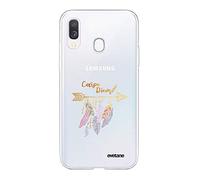 Evetane - Cover in silicone compatibile con Samsung Galaxy A20e - Protezione integrale 360, fine e trasparente - Cover anteriore e posteriore - Alta resistenza - Trasparente