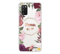 Evetane Cover integrale per Samsung Galaxy A02S 360 Resistant Fine Protection Solide Cover con cuore della mamma, motivo Mamma