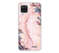Evetane Cover per Samsung Galaxy A12 360 integrale Cover posteriore Resistant Fine Protection Solido Cover trasparente, motivo floreale