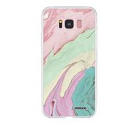 Evetane Cover per Samsung Galaxy S8 360 integrale Cover posteriore Resistant Fine Protection Rigida Cover trasparente, motivo floreale