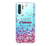 Evetane Custodia compatibile con Huawei P30 Pro 360 Full Cover Anteriore Retro Resistente Sottile Solido Custodia Protettiva Trasparente Mum Love Design 85137