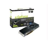 EVGA e-GeForce 8800 GTX KO ACS3 GeForce 8800 GTX GDDR3 - graphics cards (GeForce 8800 GTX, GDDR3, 384 bit, 2000 MHz, 2560 x 1600 pixels, PCI Express x16)