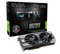 EVGA GeForce GTX 1070 FTW GAMING ACX 3.0, 8GB GDDR5, RGB LED, 10CM Ventola, 10 Power Phases, Double BIOS, DX12 OSD Supporto (PXOC) Scheda Grafica 08G-P4-6276-KR
