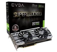 EVGA GeForce GTX 1080 Founders Edition, 8GB GDDR5X, LED, DX12 OSD Support (PXOC) Scheda grafica 08G-P4-6180-KR Real Boost Clock: 1847 MHz