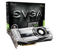 EVGA GeForce GTX 1080 Founders Edition, 8GB GDDR5X, LED, DX12 OSD Support (PXOC) Scheda grafica 08G-P4-6180-KR Real Boost Clock: 1733 MHz