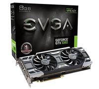 EVGA GeForce GTX 1080 Founders Edition, 8GB GDDR5X, LED, DX12 OSD Support (PXOC) Scheda grafica 08G-P4-6180-KR Black, Grey Real Boost Clock: 1733 MHz