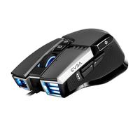 EVGA Mouse da gioco X17, cablato, grigio, personalizzabile, 16.000 DPI, 5 profili, 10 pulsanti, ergonomico 903-W1-17GR-KR