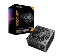EVGA SuperNOVA 1000 GT, 80 Plus Gold 1000W, Fully Modular, Auto Eco Mode with FDB Fan, Includes Power ON Self Tester, Compact 150mm Size, Power Supply 220-GT-1000-X2 (EU)