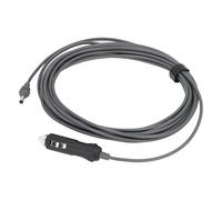 EVGATSAUTO Cavo DC per Auto Satellitare, Cavo di Prolunga per Presa di Alimentazione per Auto in PVC Resistente all'Acqua Cavo di Alimentazione per Accendisigari con Prolunga per Auto, (15M)