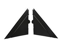 EVGATSAUTO Copertura della Bandiera dello Specchio della Porta,1SH17KX7AA Bandiera dello Specchio Dell'ala della Porta Sostituzione della Piastra di Copertura del Triangolo Sinistro Destro Nero lucido