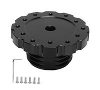 EVGATSAUTO Piastra Adattatore per Volante, Adattatore per Volante Sostituzione Precisa Nera per Volante T300 T500 PCD 73mm