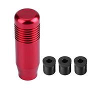 EVGATSAUTO Pomello del cambio, 8,5 cm in lega di alluminio per auto, pomello del cambio manuale, maniglia del cambio, colore: rosso