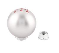EVGATSAUTO Pomello del cambio in alluminio, 5 marce e 6 marce Manuale per auto in alluminio Pomello del cambio a sfera Manopola del cambio Leva del cambio Testa 2 * 2 * 2 pollici(5 Speed)