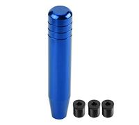 EVGATSAUTO Pomello del Cambio, Leva del Cambio Manuale Universale in Lega di Alluminio da 18 cm per Auto(Blu)