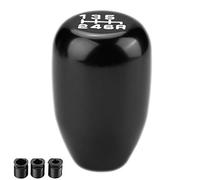 EVGATSAUTO Pomello leva del cambio 6 marce Universal leva del cambio manuale (Nero)