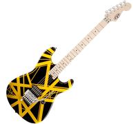 EVH Stripe Series Black with Yellow Stripes Chitarra Elettrica