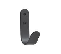 EVI Herrajes | Appendiabiti a forma di gancio da parete in acciaio inox, laccato grigio antracite | Da avvitare | Per appendere vestiti, asciugamani o accessori | Mod. 173CTGR