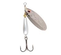 Evia Popper 15 MAX-5 P - Cucchiaino da pesca girevole pesante, misura n. 5, 17 g, colore: argento - Esca per grandi predatori nei fiumi affettuosi - Ref: H15M5PZ