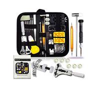 EVIC 150 pezzi Guarda il kit di strumenti di riparazione orologio Collegamento Pin Remover Shell Opener Spring Bar Remover Guarda la batteria Sostituzione della batteria Ago Guarda gli strumenti di ri