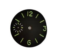 EVIC Guarda le parti Quadrante quadrante a quadrante 34.3mm Doppio quadrante for doppio sandwich adatto for ETA6497 Fit for gabbiano ST36 G100. Guarda gli strumenti di riparazione (Color : Dial)