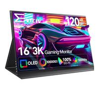EVICIV Monitor Portatile OLED 3K 120Hz 16 Pollici Ultra Sottile 2880 * 1800 100000:1 16:10 100% DCI-P3 500Nits Schermo da Gioco Corpo in lega di alluminiocon con VESA & Custodia Protettiva