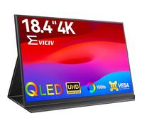 EVICIV Monitor Portatile QLED 4K 18,4 Pollici Grande Mobile Display con VESA & Custodia Protettiva, UHD 3840 * 2160 100% sRGB 10Bits 1500:1 Schermo da Gioco con Mini HDMI USB C per PC Laptop Telefon