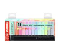 Evidenziatore a pennarello Stabilo Boss Original Pastel: assortiti, desk set da