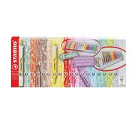 Evidenziatore a pennarello Stabilo Swing Cool Nature: desk set da 18 u.