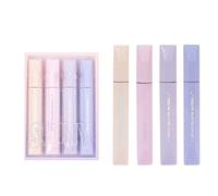 Evidenziatore con brillantini, bellissimo evidenziatore, adatto per diario, blocco note, evidenziazione di note, 10 ml UwJ830 (A, 15,2 x 10,1 x 1,7 cm)