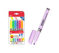 EVIDENZIATORE DAM MPPE518C97 - set 12 pezzi, colori fluo e pastello, punta smussata