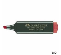 Evidenziatore Faber-Castell TEXTLINER 48 Rosso [10 Unità]