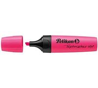 Evidenziatore Pelikan Textmarker 490 - A base d'acqua - 3 spessori di tratto - Rosa fluorescente