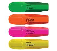 Evidenziatore Q-Connect 2-5 mm astuccio da 4 colori - KF16041