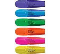Evidenziatore Q-Connect 2-5 mm astuccio da 6 colori - KF16042