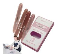 Evidenziatore - Set da 4 pezzi, flusso di inchiostro uniforme, design ad asciugatura rapida, colori per la protezione degli occhi | Pennarello estetico per diario, pianificatore, note, studio, ufficio