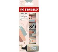 Stabilo BOSS MINI Naturevibes - Evidenziatore - Astuccio da 6 - Colori assortiti