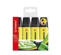Evidenziatore - STABILO BOSS ORIGINAL - Astuccio da 4 - Giallo