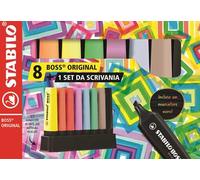STABILO BOSS ORIGINAL - Evidenziatore - Desk-Set - 8 Colori assortiti