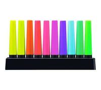 Stabilo BOSS ORIGINAL - Evidenziatore - Desk-Set - Edizione 100% FLUO - 10 evidenziatori
