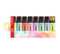 ASTUCCIO 8 EVIDENZIATORI STABILO BOSS PASTEL 4+4 COLORI NEW